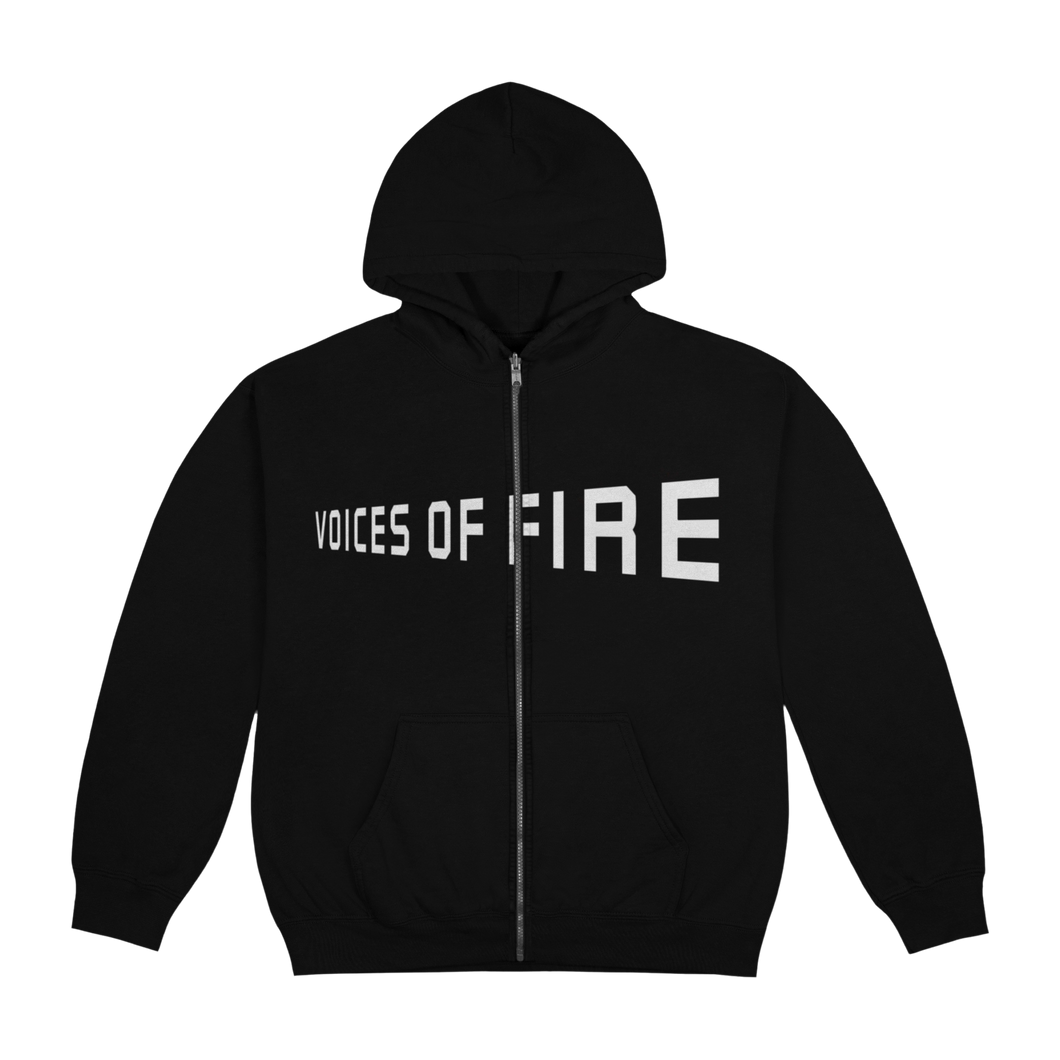 VOICES OF FIRE ZIP HOODIE