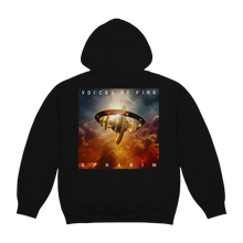 Load image into Gallery viewer, VOICES OF FIRE ZIP HOODIE

